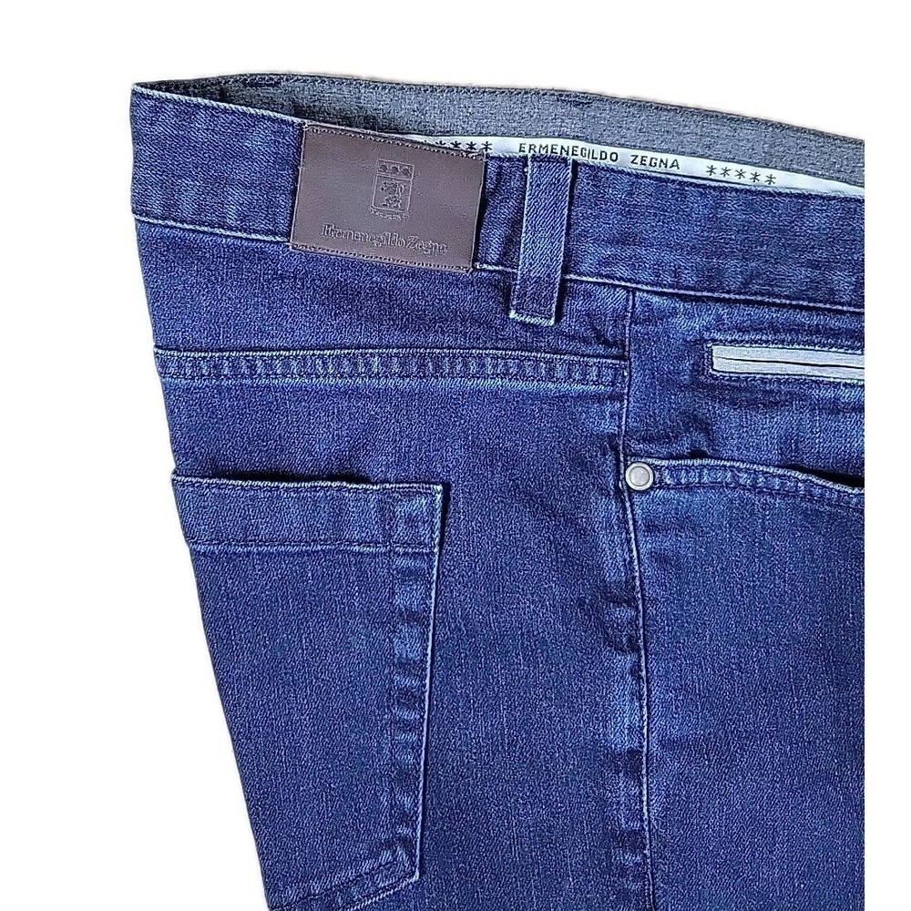 Ermenegildo Zegna Denim Jeans Men's Made In ROMANIA, SIZE 42